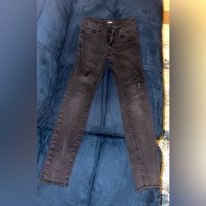 Hudson Girls Skinny Ripped Jeans